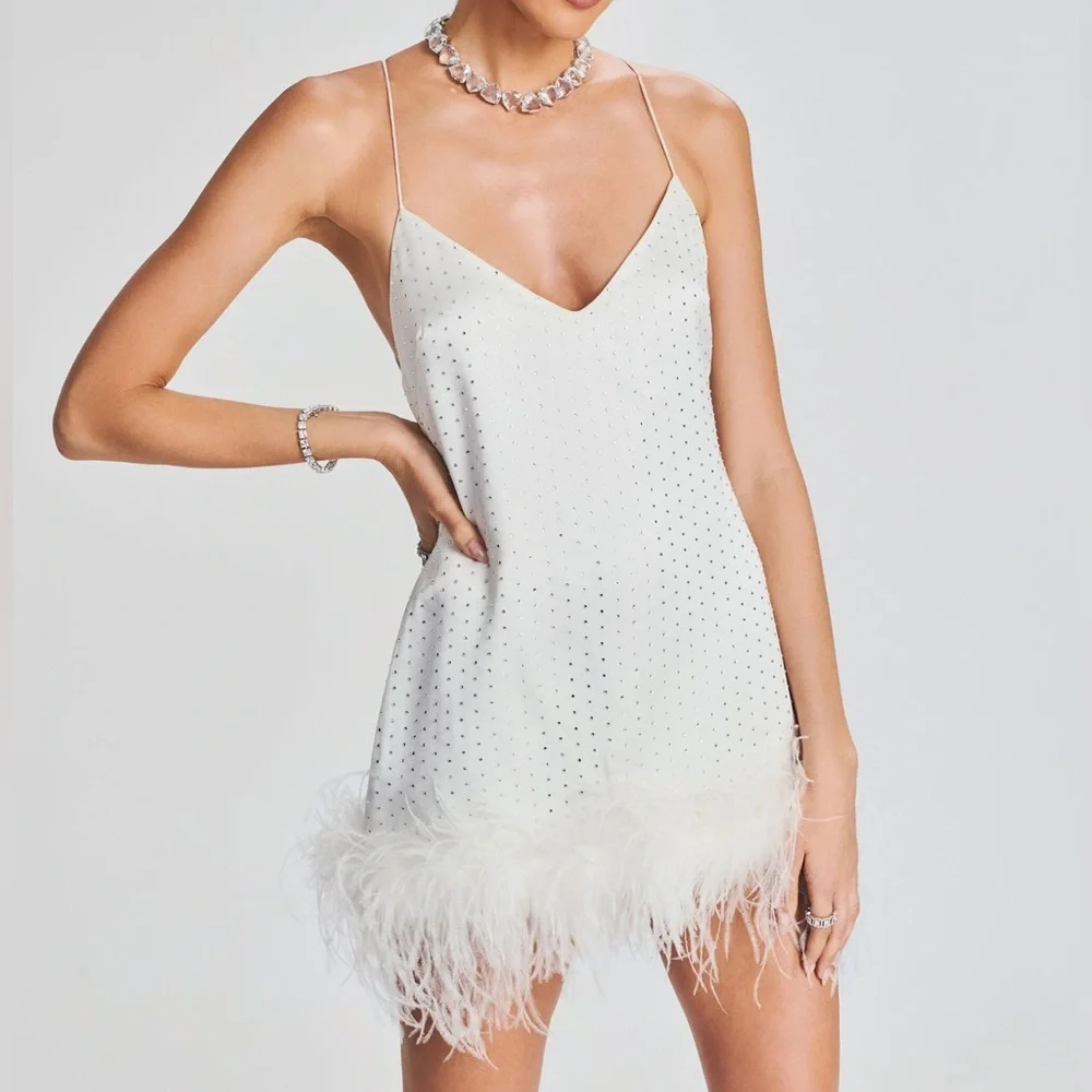 RETROFETE Susana White Mini Dress M